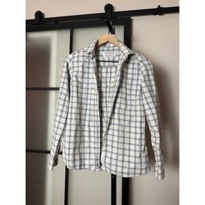 Guideboat Co. Montagna Shirt Womens Plaid Flannel Featherweight Italian Sz XS